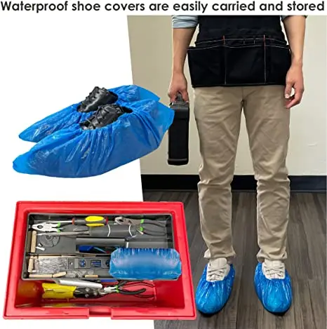 Disposable Cpe WaterProof Non Slip Plastic Shoe Covers