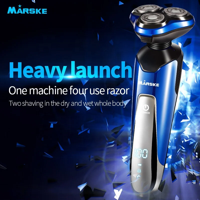 MARSKE 3322 Hot selling new four-in-one belt digital washable electric shaver