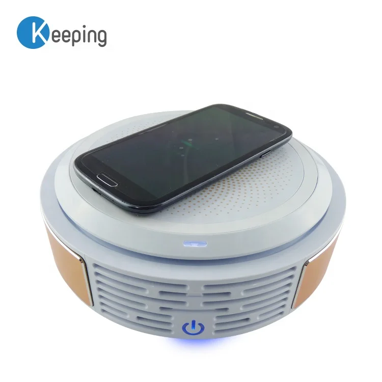 Small Purificadores De Aire Portatil Smoking Cleaner Filter Hepa Office Desktop Car Portable Air Purifier with Wireless Charger