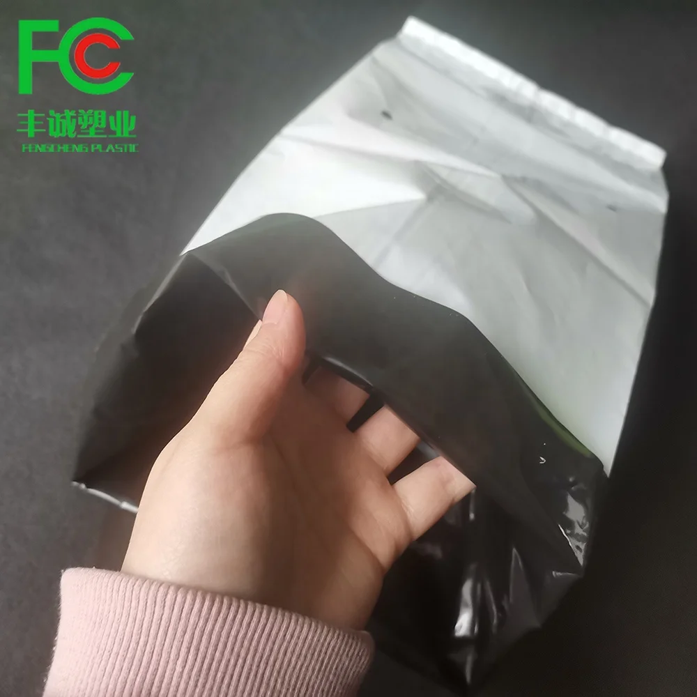 poly white and black panda film bag flower planter plastic nursery bags PE seedling sapling grow bag