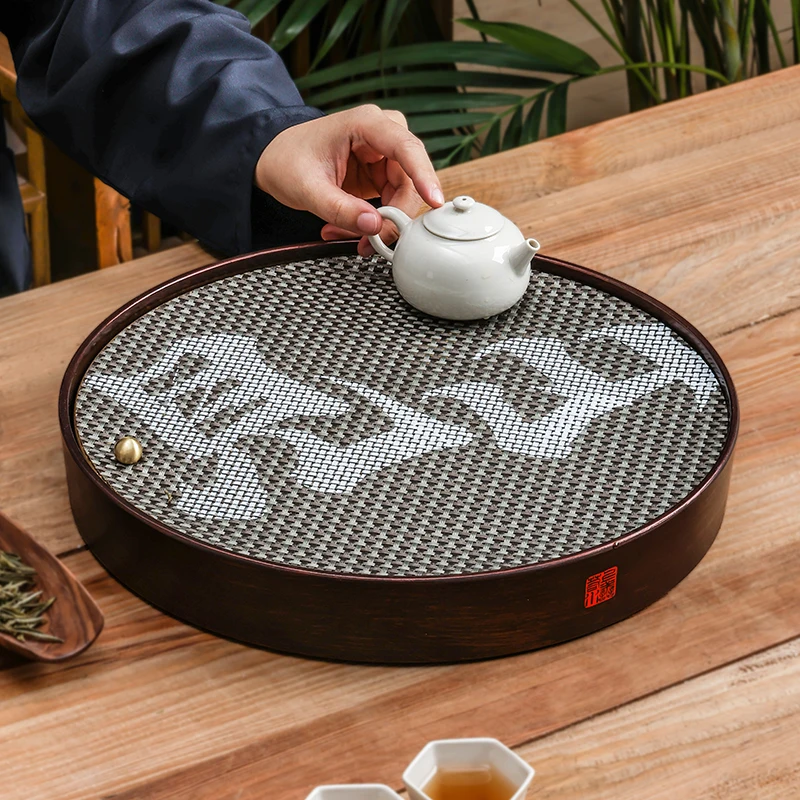 manufacturer wholesale China  tea tray storage&drainage dual use tea table new Chinese style kung fu tea set