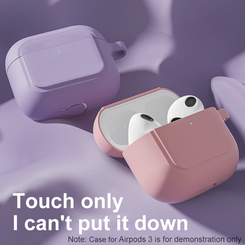 Оптовая продажа силиконовый защитный противоударный чехол для Apple Airpod 3 Airpods