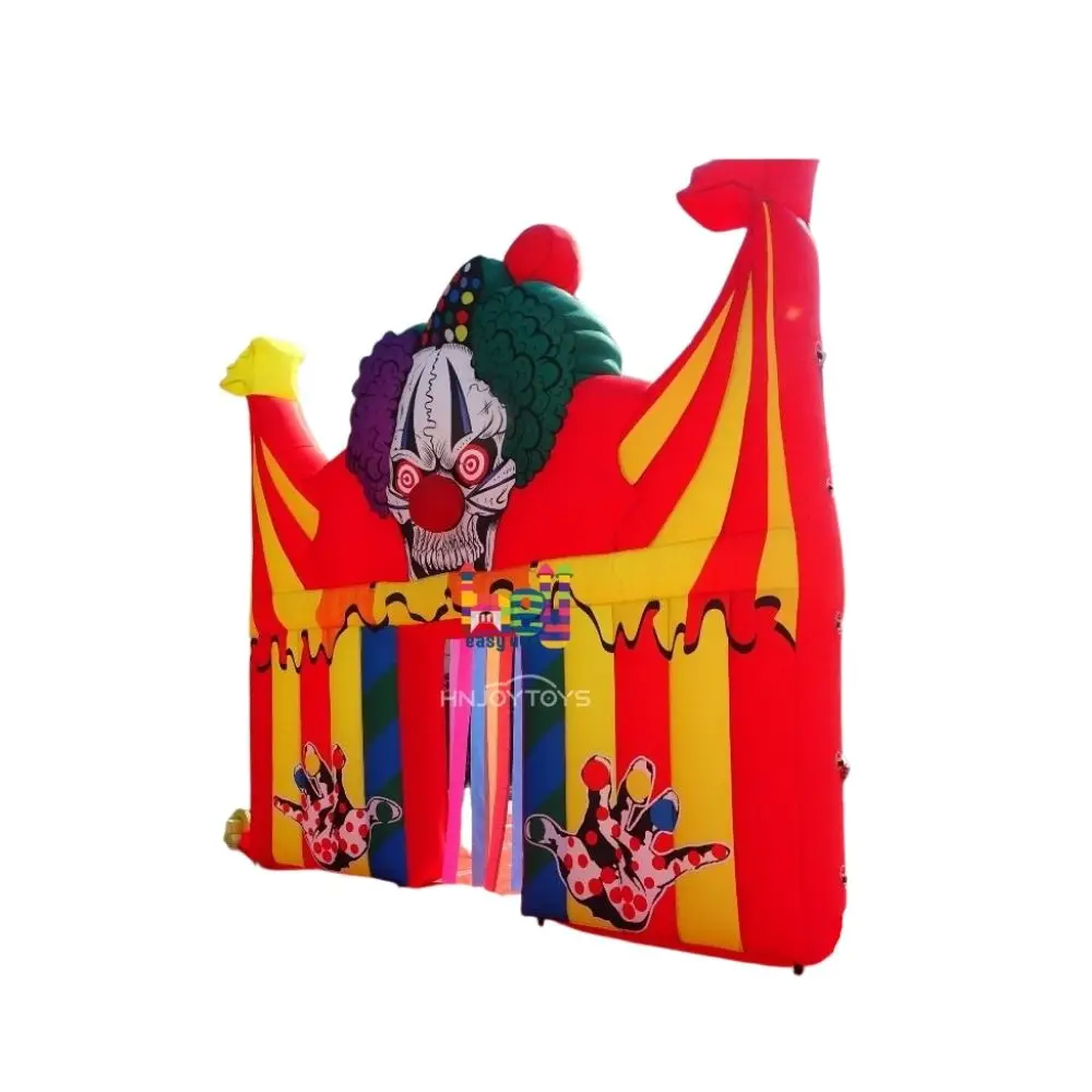 Halloween Inflatable Monster Archway Gate Yard Decoration With Internal Lights