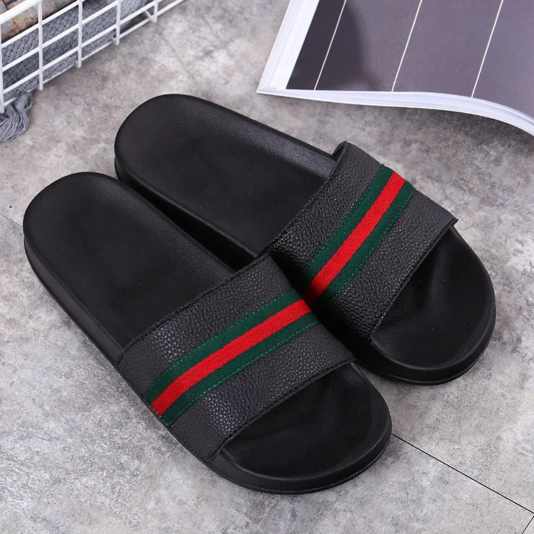 Hot Selling Black Wholesale Sandals Unisex Custom Logo Ladies Slippers Slides Womens Men Footwear EVA Slides Slippers
