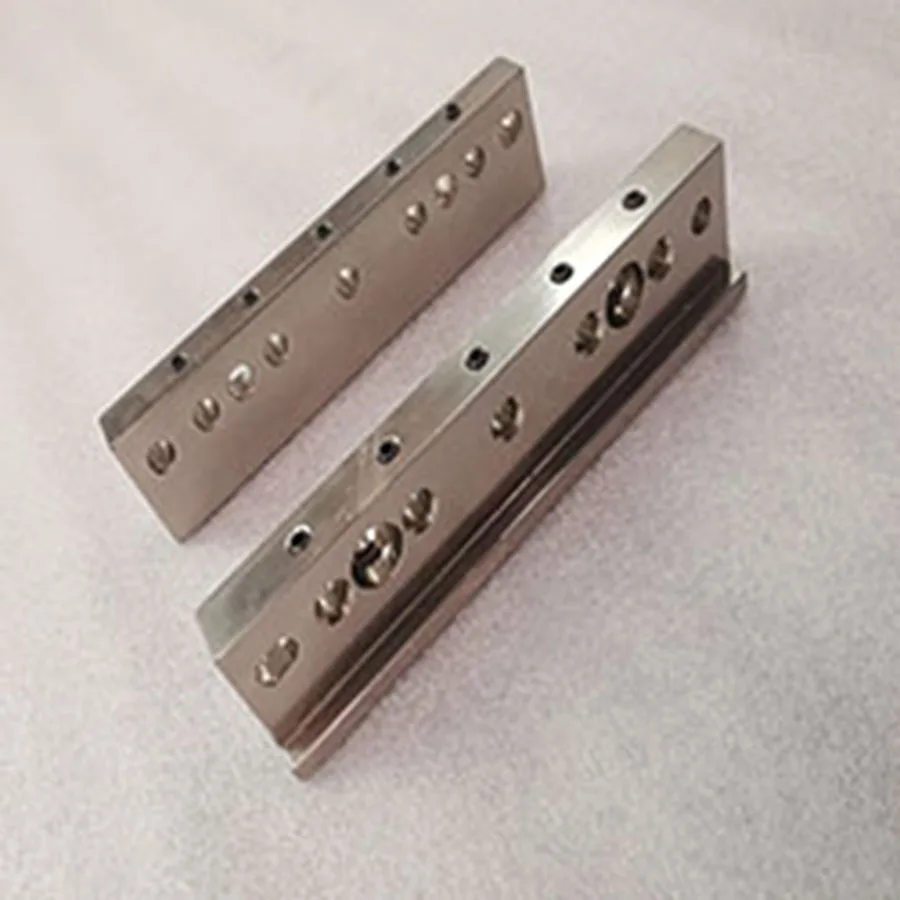 Manufacturers supply CNC lathe finishing parts hardware aluminum parts series accessories turning trapezoidal fixed block