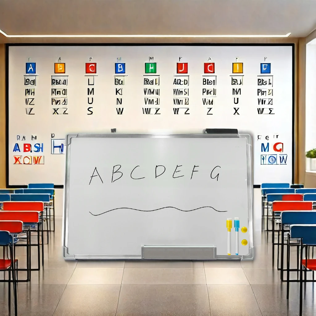 Aluminum Frame Hanging Writing Small Dry Erase Magnetic White Board For Cubicle Drawing & Planning