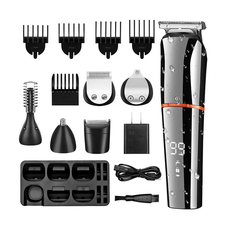 Nose Body Facial Electric 6 in 1 Hair Clipper Barber Trimmer Shaver Beard Men Shaving Machine Cutting Hair Trimmer