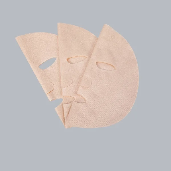 Facial mask material custom design camellia fiber face mask sheet silky soft face sheet mask