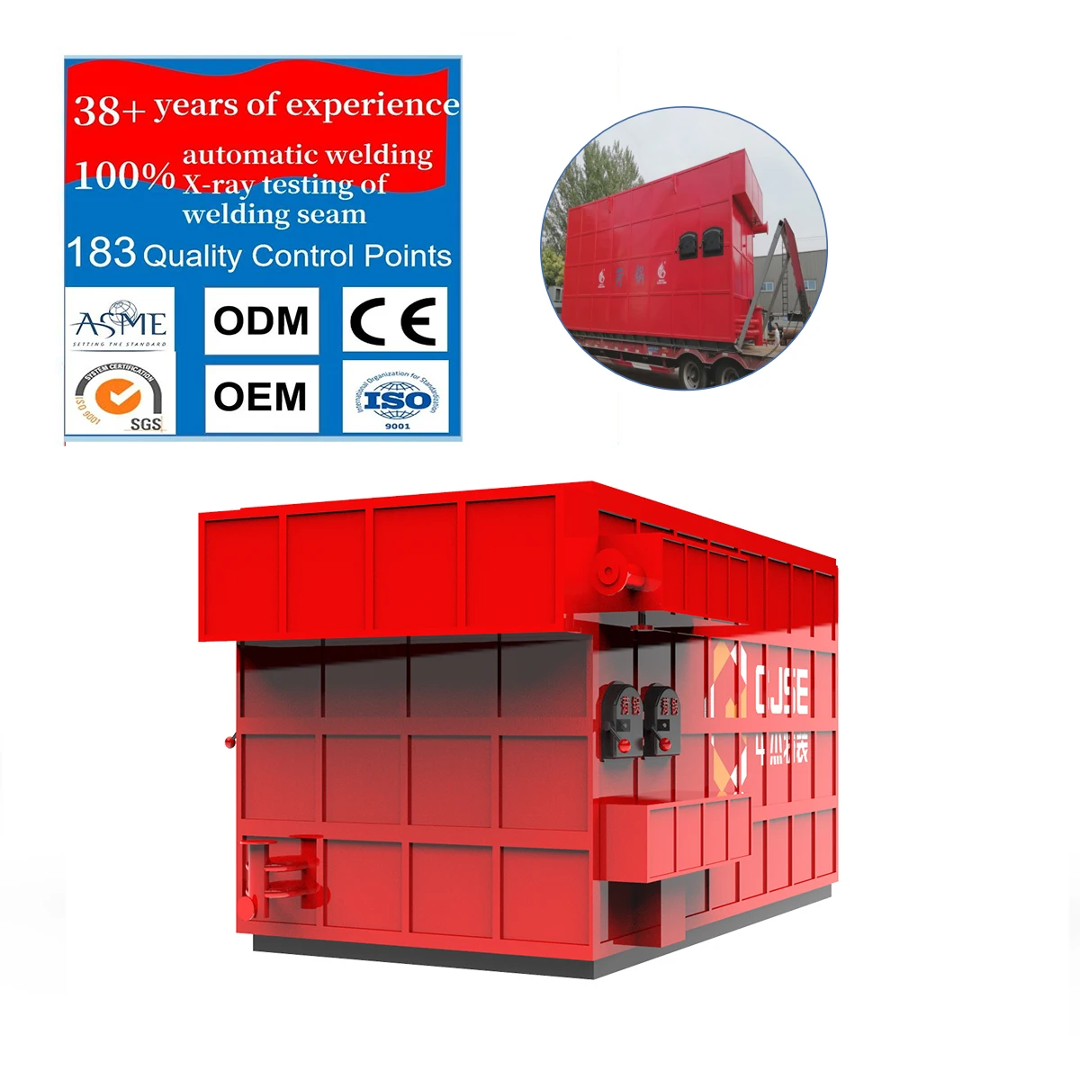 Automatic biomass fired thermal oil boiler wood-pellet-boiler thermal oil heat exchanger for stenter machine