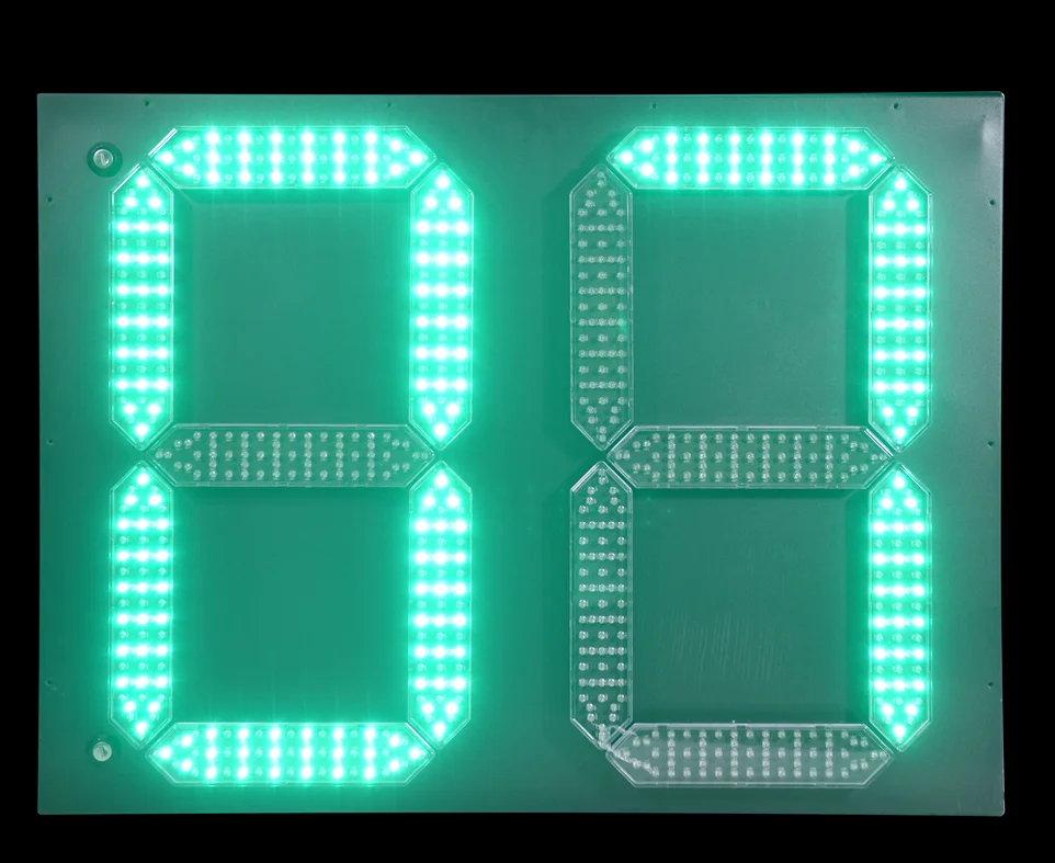 Two digits and two color countdown timer