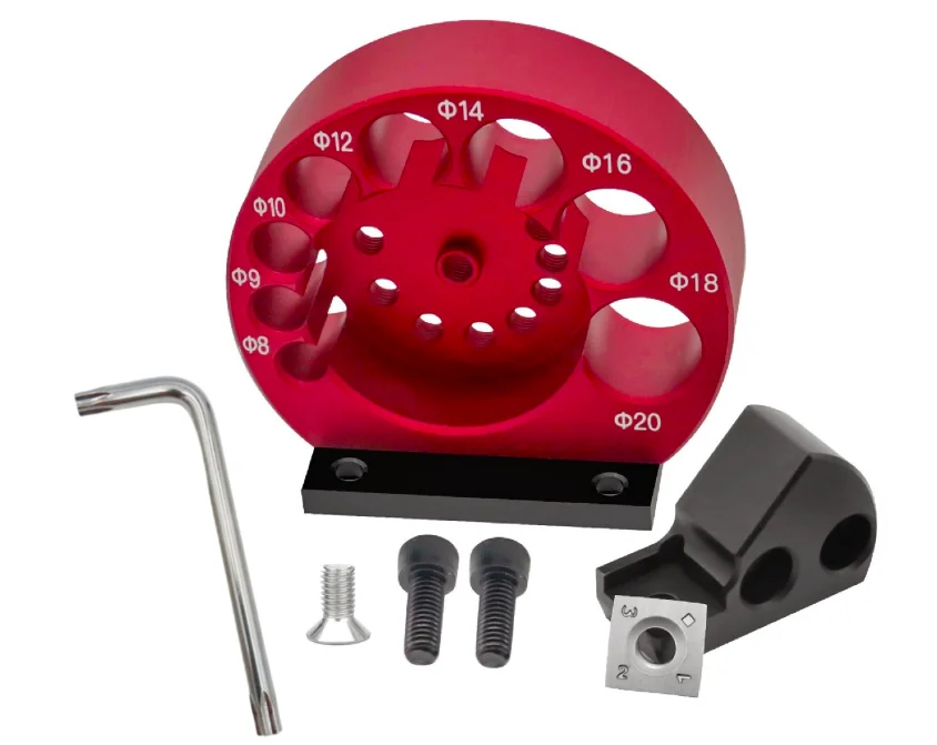 L-HT221 Carbide Inserts Dowel Maker Dowel Plate Wood Raw Materials Rods Wood Sticks Maker Dowel Round Bar Auxiliary Tool Metric