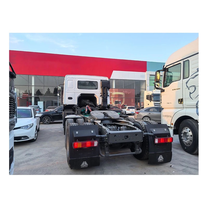 Популярный Подержанный тягач 6x4 прицеп двигатель Weichai 450 л.с. быстрая коробка передач Euro 5 6 600L пневматическая подвеска LHD доступная продажа