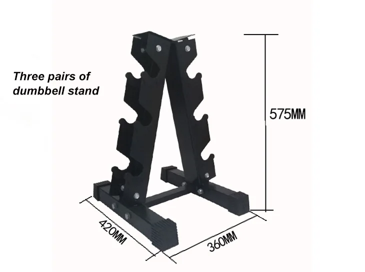 Professional home / commercial gym fitness equipment buy bodybuilding dumbbell rack RUIBU-5007