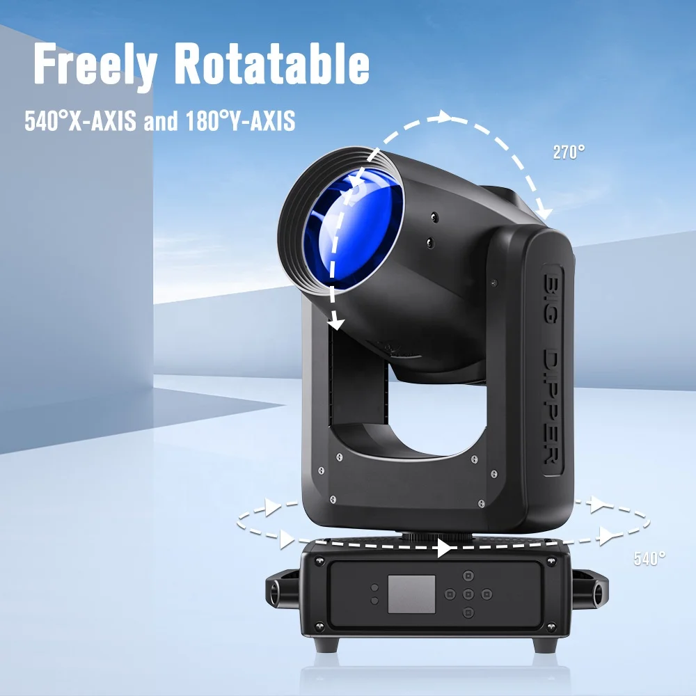 Big Dipper CLB260 Disco Beam Light 260W 6kg Mini 9R Sharpy Moving Head Stage Spot Lights With DMX Control