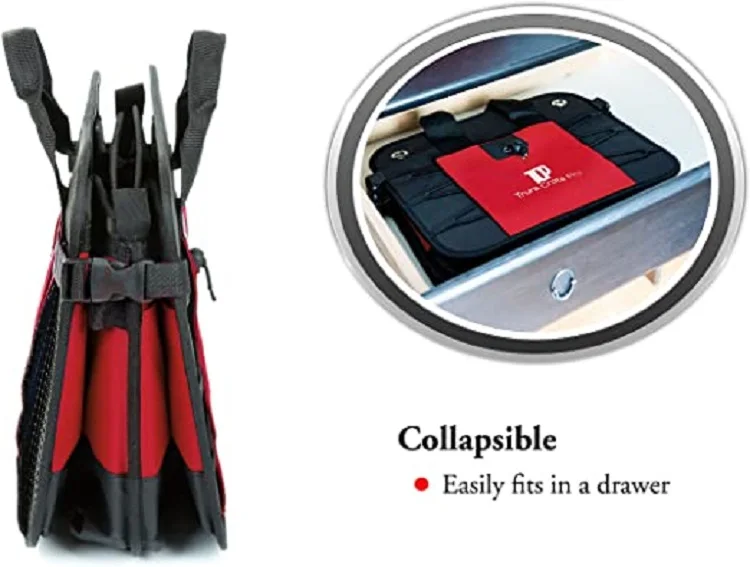 New Black Foldable Car trunk organizer box Boot Storage Bag Toolbox