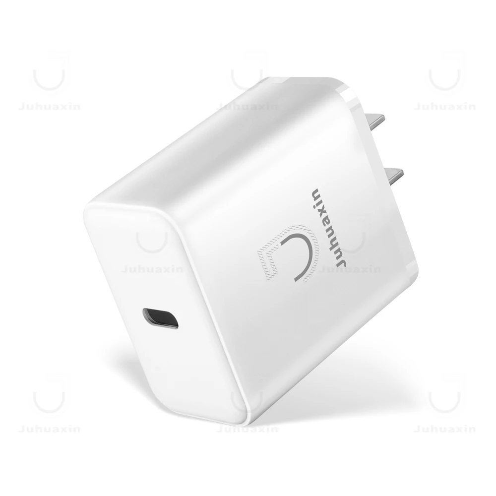 Juhuaxin Cargador PD 25W Original Factory USB-C Power Adaptor Wall Charger private model Super Fast Charger  for Iphone Samsung