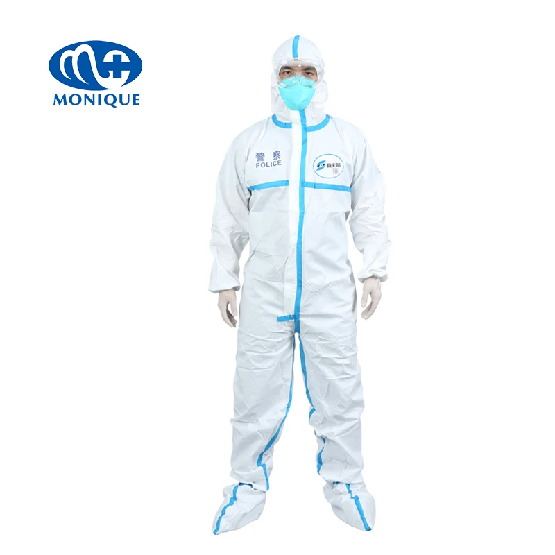 Disposable medical protective clothing isolation gown surgical gown block the new corona virus trip clothes coverall