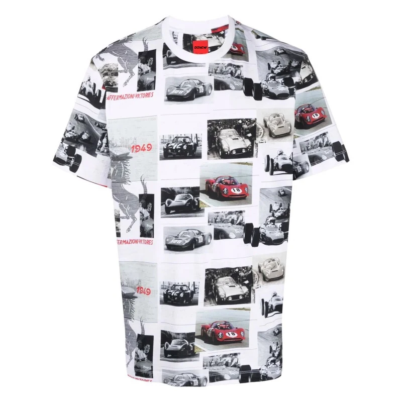 DiZNEW China Factory Wholesale Man polyester T-Shirt Car Print Promotional Custom Basic Plain Men O-neck Blank T-shirts