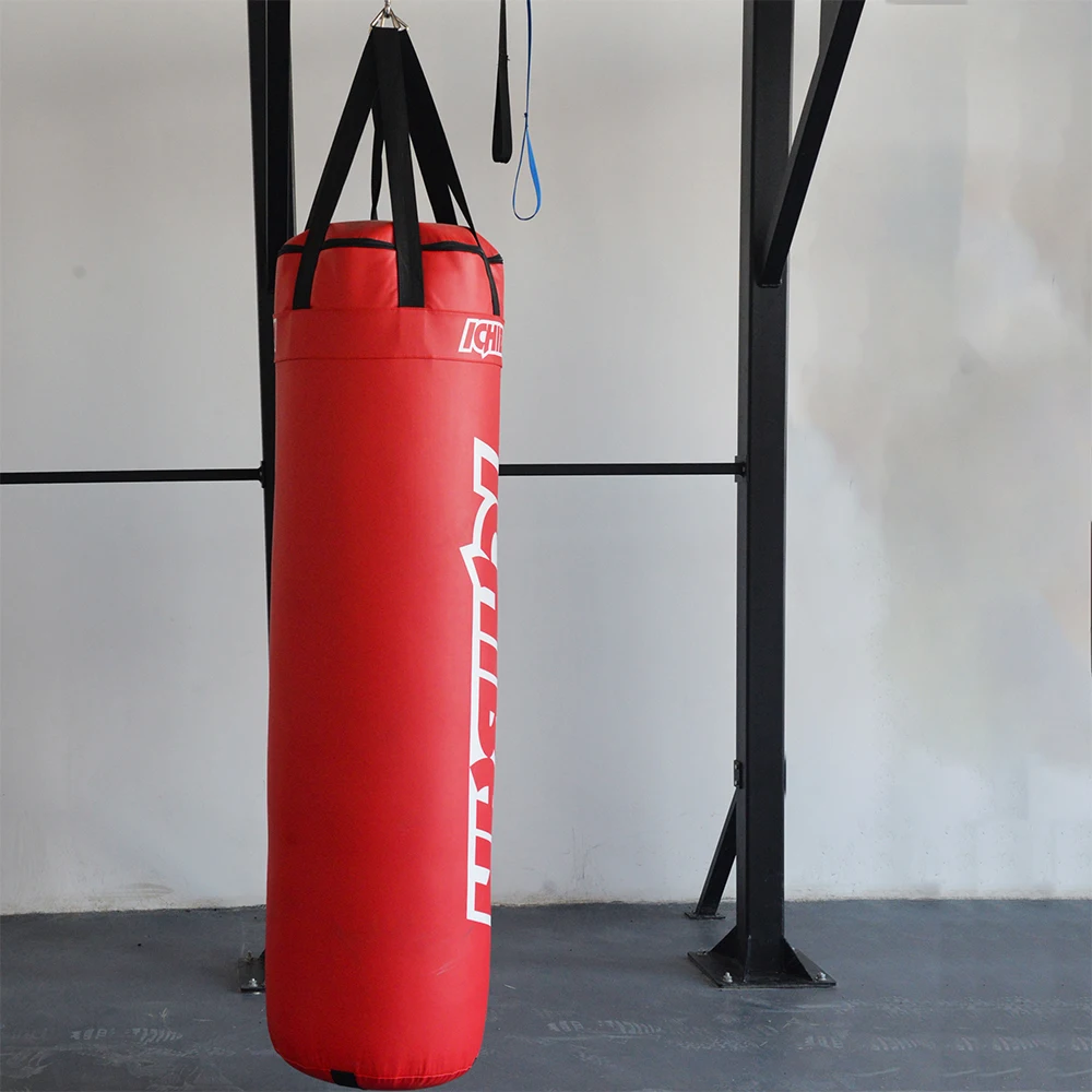 Boxing Sandbag Hanging Durable Pu Leather Edton Sandbag Pear Shaped New Boxing Sandbag for Fitness