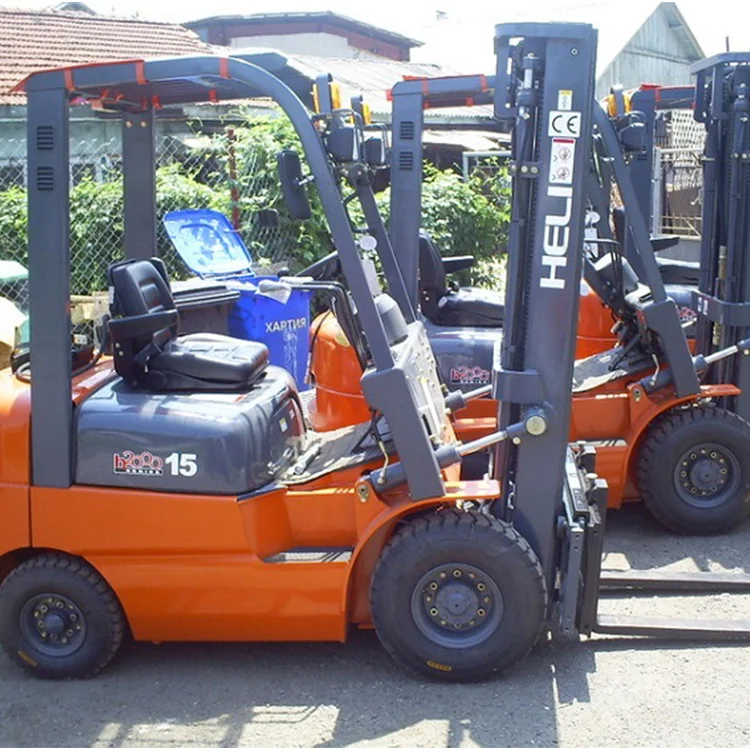 Factory Authorized Dealer HELI CPC(Q)(Y)D10 15 18 Side Shift Forklift 1ton 1.5ton 1.8 Ton diesel lpg