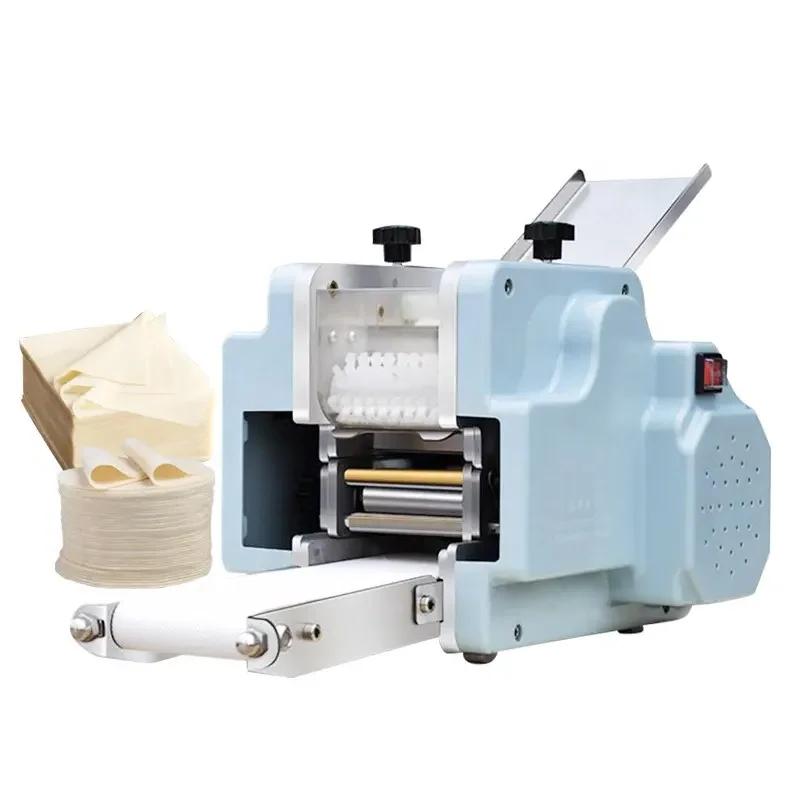 Automatic Small Dumpling Wrapper Maker Dumpling Wrapping Machine Home Papad Pizza Dough Make Skin Machine