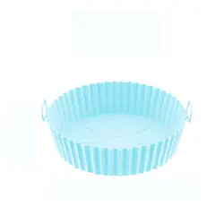 8 inch Reusable Air Fryer Food Safe Dishwasher Microwave Pads Silicone Baking Tray Kitchen Tool Baking Mat Oven Air Fryer Liner