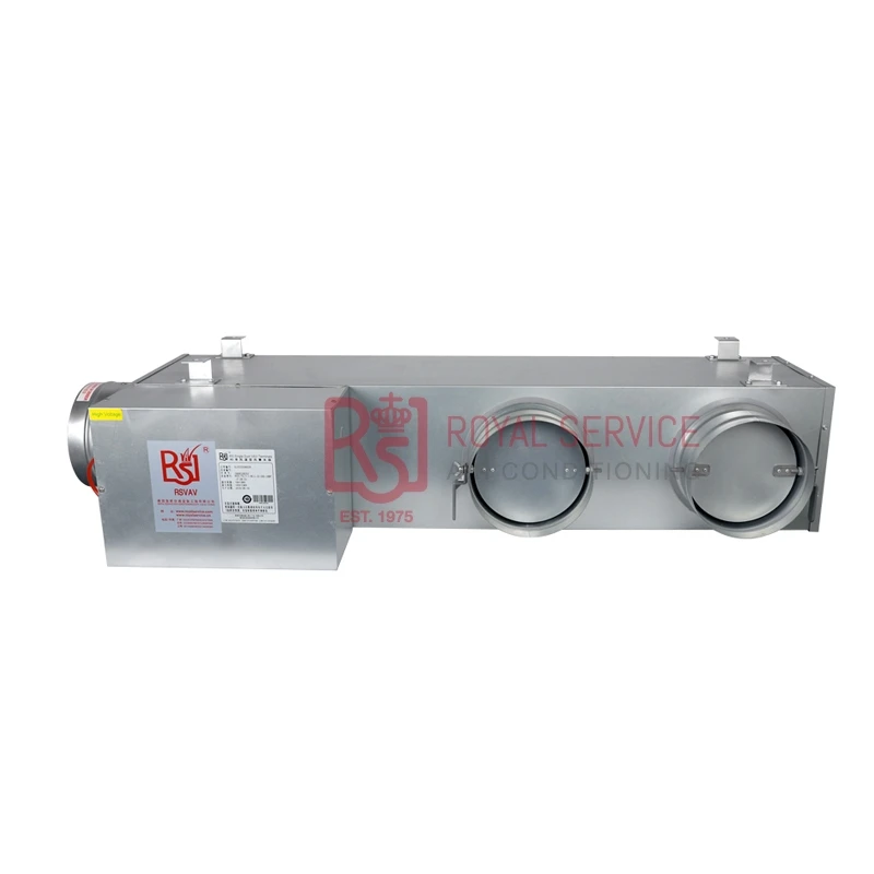 Royal Service HVAC контроллер двойной Кондиционер декоративный воздуховод системы центрального отопления VAV Box блок вентиляции