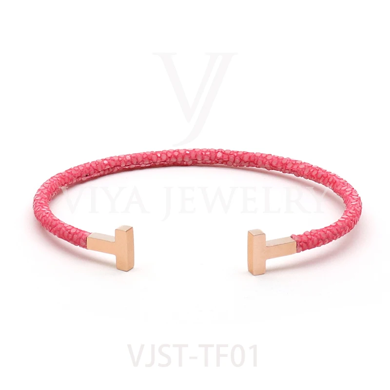Ювелирные изделия joyas de acero неокислительный al por mayor pulseras cuero para hombre браслет из натуральной экзотической кожи