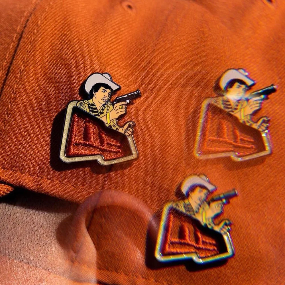 Sublimation Promotional Metalicos spear Para Gorras Pines De Sports Pins For Hat