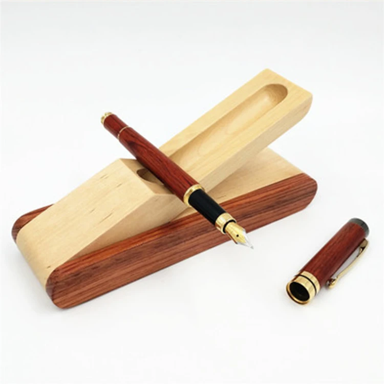 
Skillful manufacture wooden fountain pen luxury calligraphy pen set with box 
