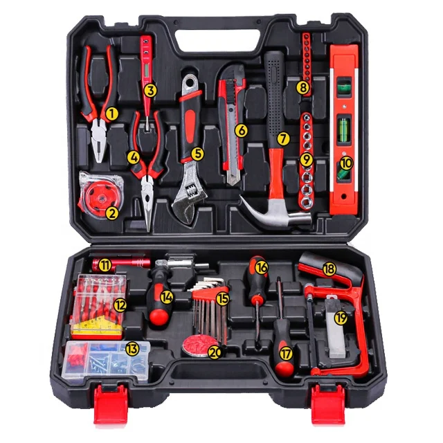 High Quality 110PCS Insulated Hand Tool Set Household Combo Tools Kit