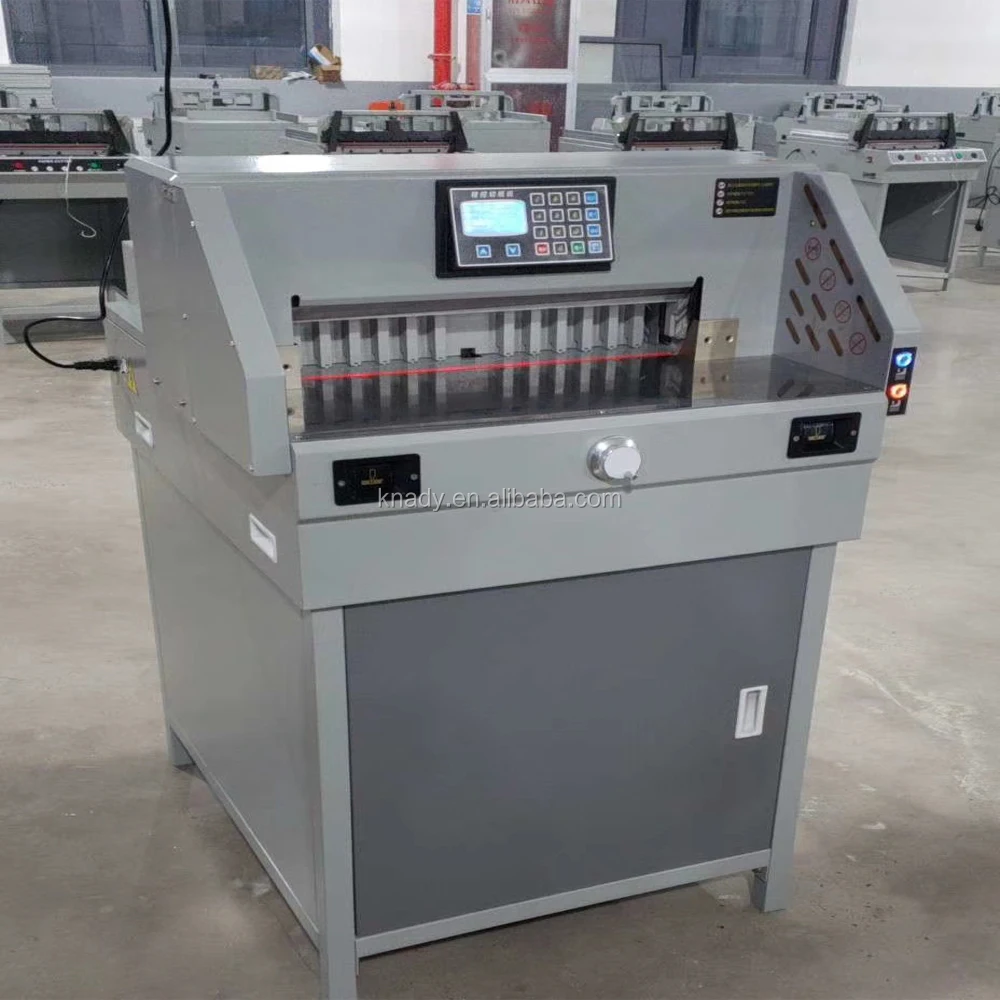 4606 4908 electric touch screen paper cutter guillotine machine