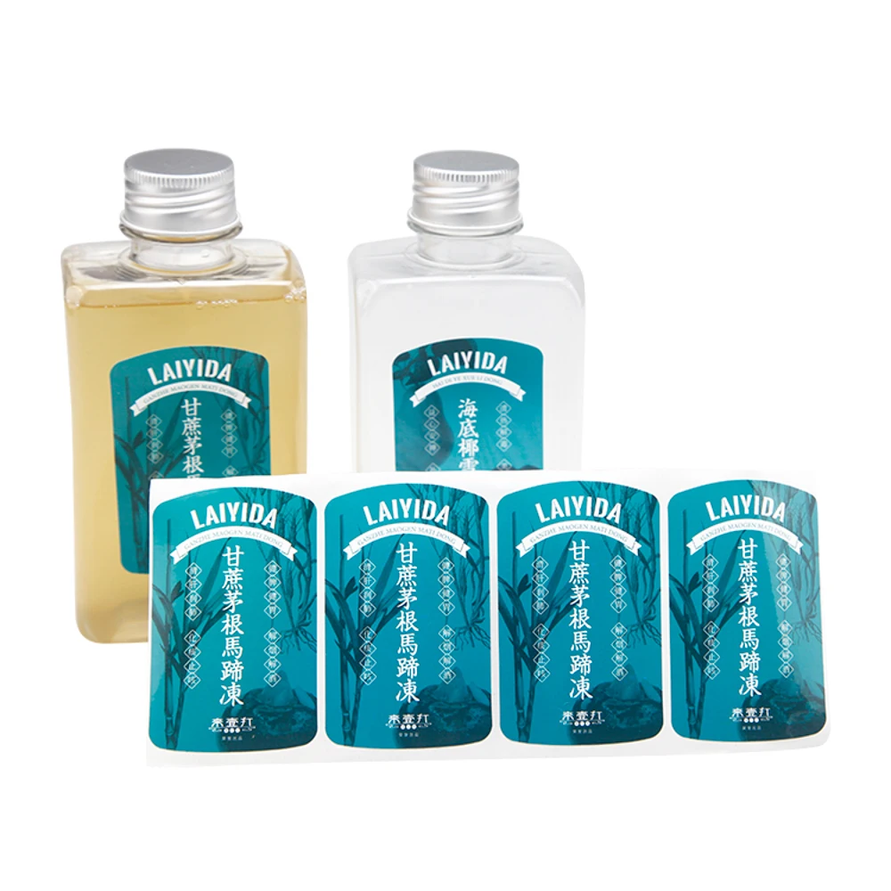 Custom Printed Self Adhesive Label Sticker Packaging Labels Bottled Beverage Label