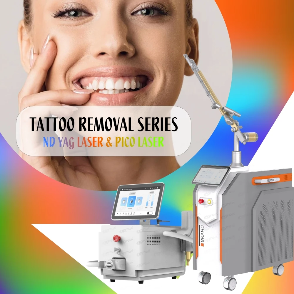 Hot Selling 1064nm 532nm nd yag laser q switched nd yag laser tattoo removal machine prices