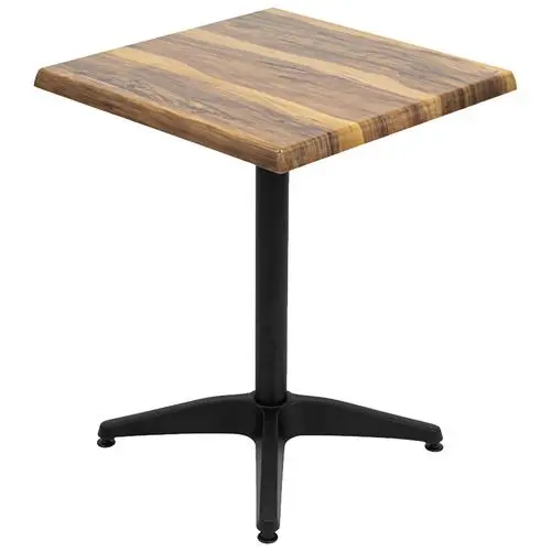 Modern Design Sustainable Wooden Metal Bar Table Versatile Pub Table for Home Restaurant Kitchen Stylish Centerpiece Furniture