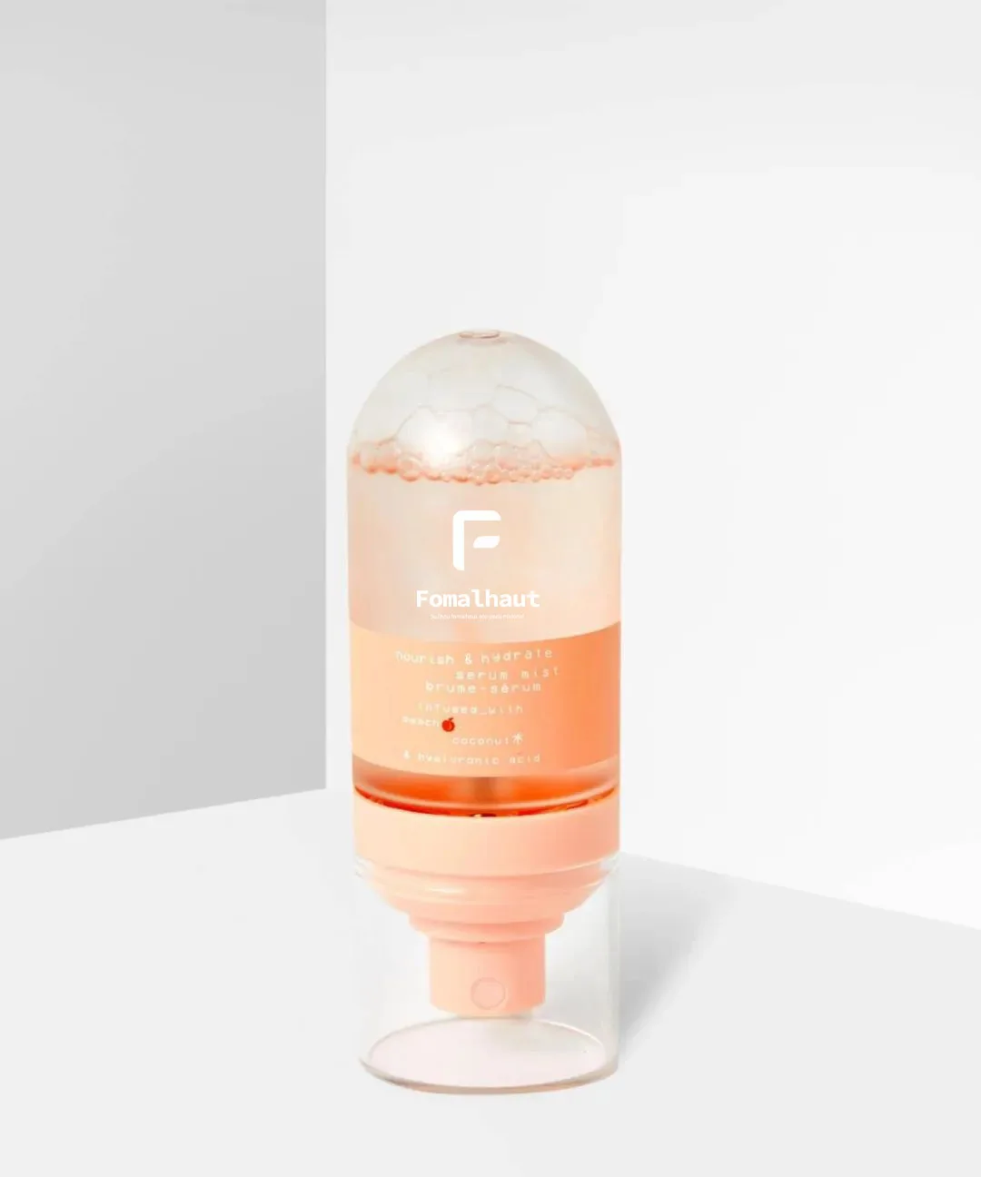 Eco friendly 100ml Round PET Bottle Packaging Plastic Spray Mist Bottles