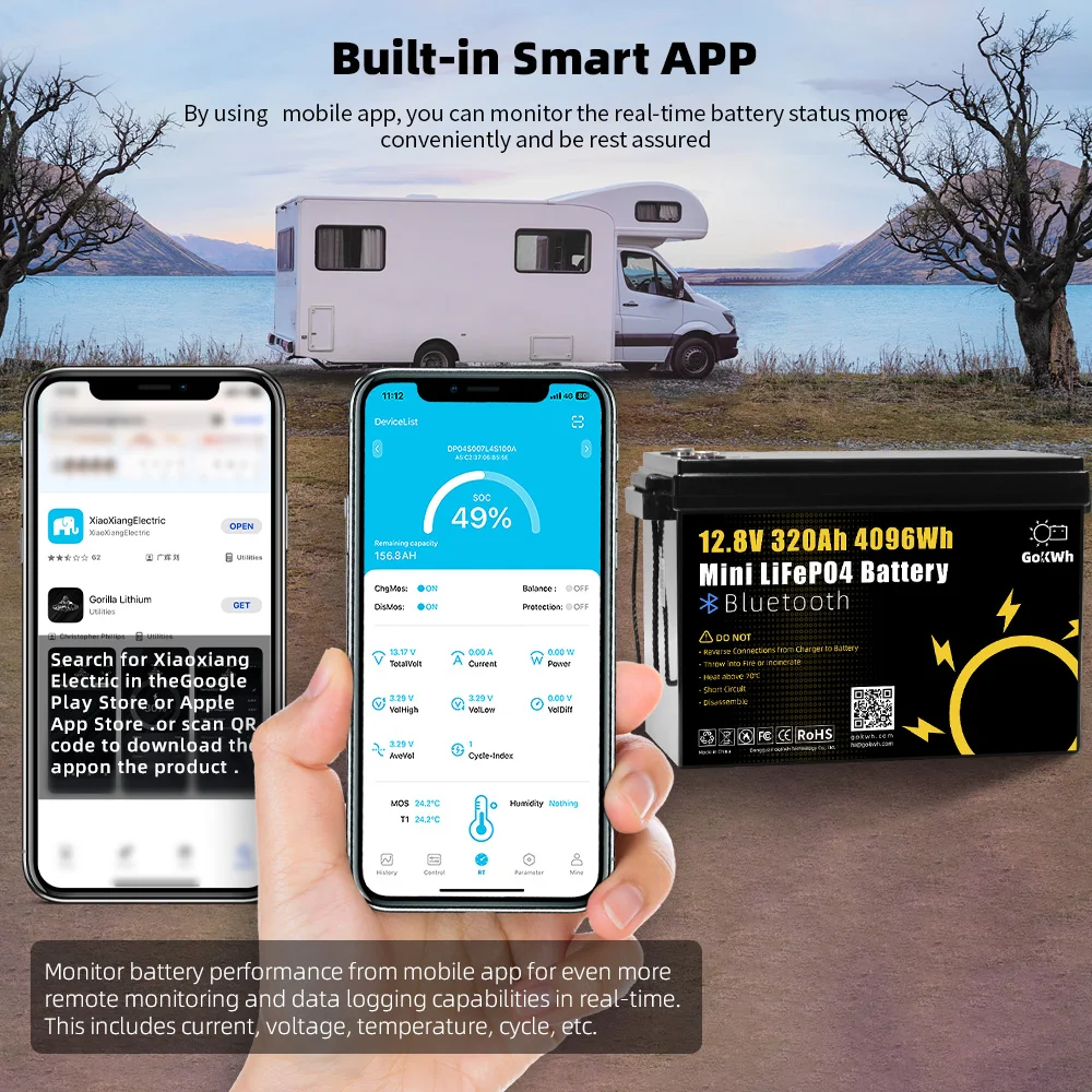 2024 Style 320Ah 280Ah 200Ah 100Ah 12V 24V OEM ODM Solar LiFePO4 Battery LFP For Farm Stores Factory Offices UPS Power Supply