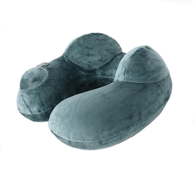 GARIDA Multifunctional Press Air Pillow Travel Inflatable Pillow Set Inflatable U-shaped Pillow GCFZ-014 PVC Popular Nonwoven
