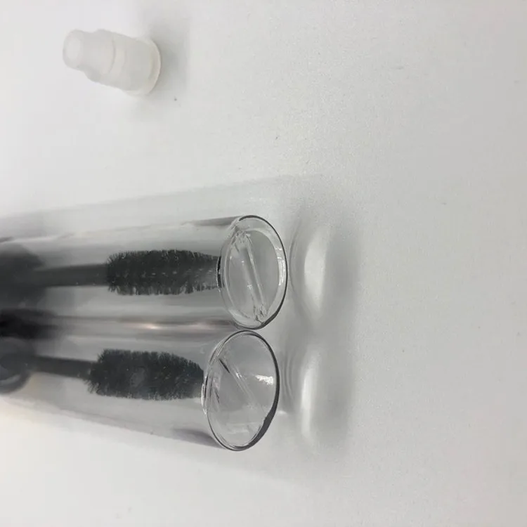 STOCK 10ml OEM private logo mascara packing container FHY2004 empty PET plastic eyeliner and mascara packaging tube