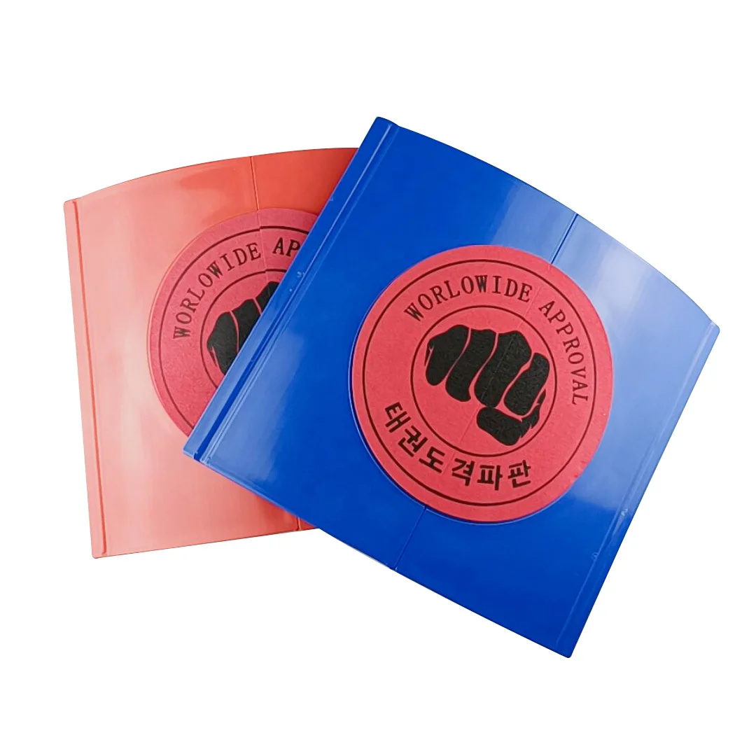 Wholesale curved plastic taekwondo breaking  board karate rebreakable board martial arts training equipment