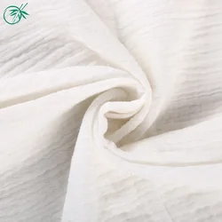 Good quality stocklot crepe pure cotton double gauze fabric for daily use masque