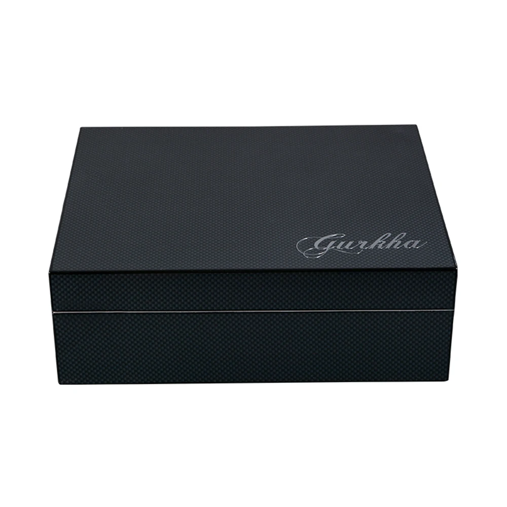 
Carbon fiber glossy cigar cabinet humidor cigar humidor cedar wood 