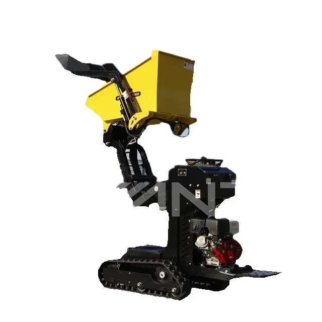 ANT BY600 Mini Dumper 600kg Multifunctional Crawler Power Barrow With Self Loading Home Use Farm Equipped Reliable Motor
