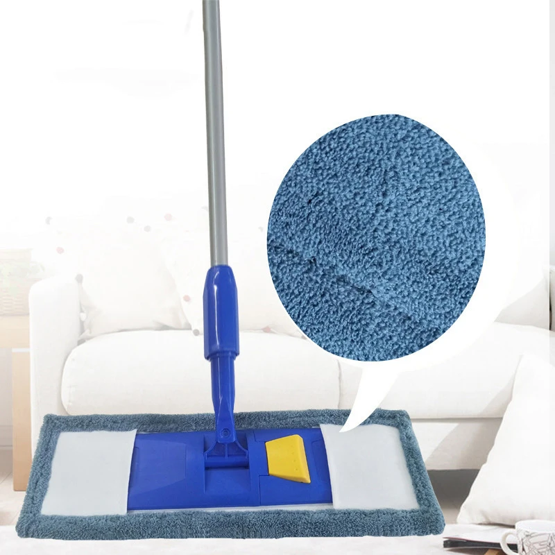 Microfibre Dry mop head Replacement Refill Flat Microfiber Mop Pad