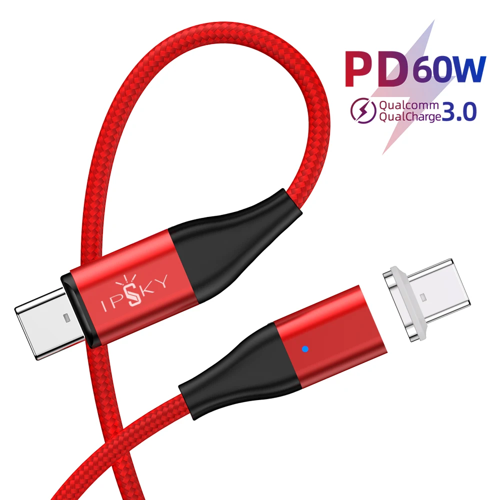 Зарядный кабель для мобильного телефона для Apple, кабель для передачи данных Android Type-C, сильный магнитный наконечник, быстрая зарядка, зарядное устройство, линия 3 в 1, магнитный