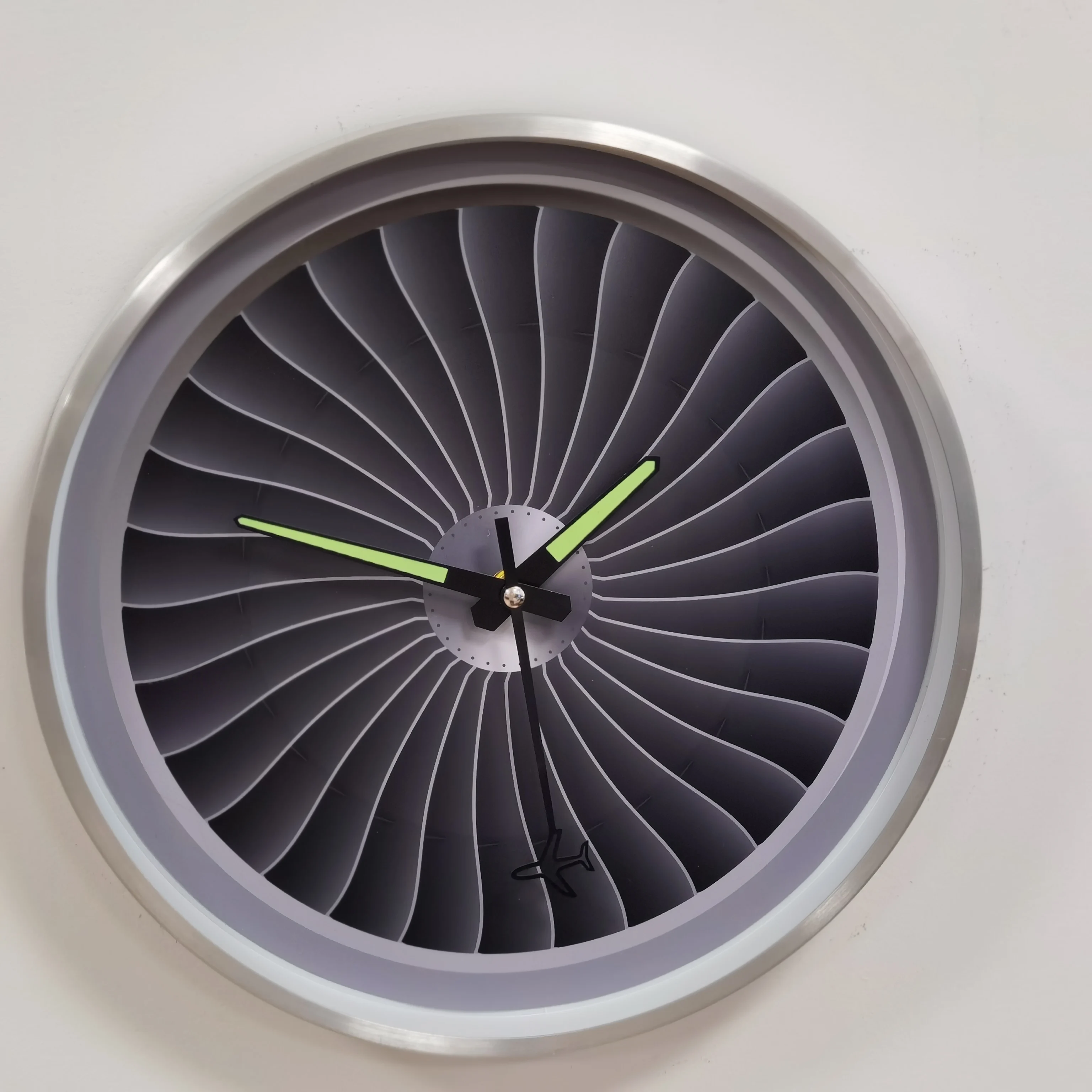 Настенные часы Pilot Air Plane Jet aircraft turbofan двигатель с высотомером