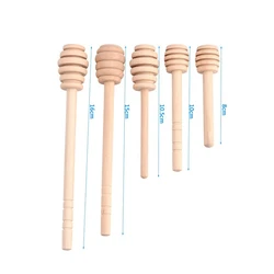 Newell Kitchen Natural Wood beauty Wood 11Cm Small Spoon Honey Stick with Lid