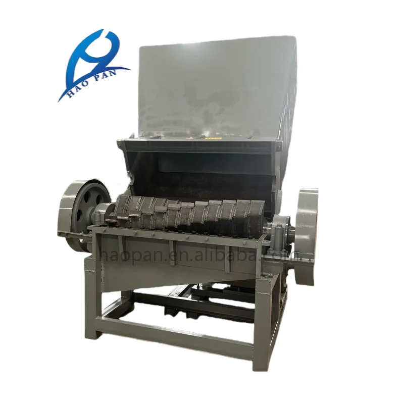 Пластиковая дробилка для гранулятора hdpe HAOPAN800 с баком хранения