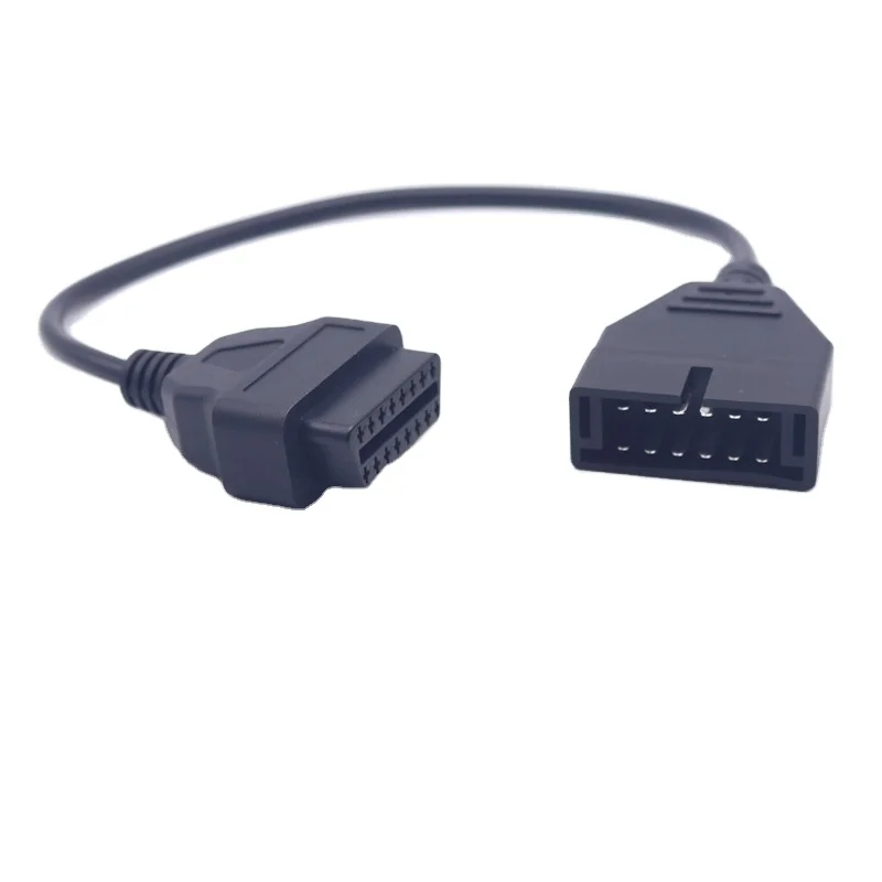 OBD2 Cable for GM 12PIN OBD Connector 12 16PIN Diagnostic Cable Auto Connector 12 PIN Cable Adapter for GM12 (1600467143958)