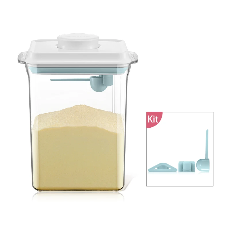 AnKou 2300ml Large Capacity Pop Top Infant Formula Storage Containers Milk Powder Dispenser For 1KG Milk Powder